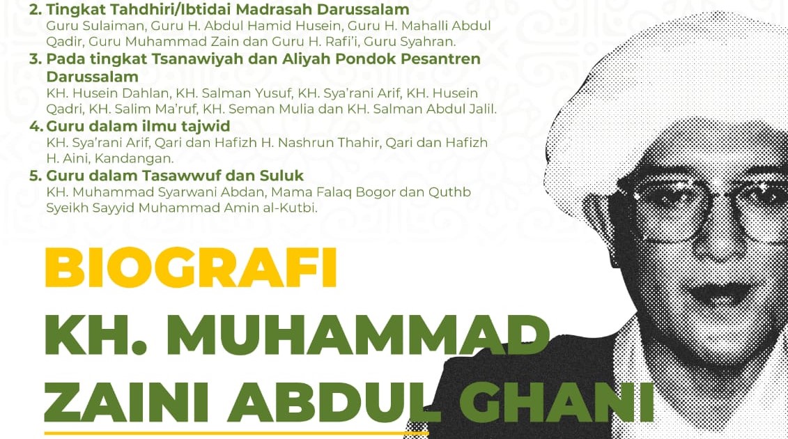 Biografi KH. Muhammad Zaini Abdul Ghani